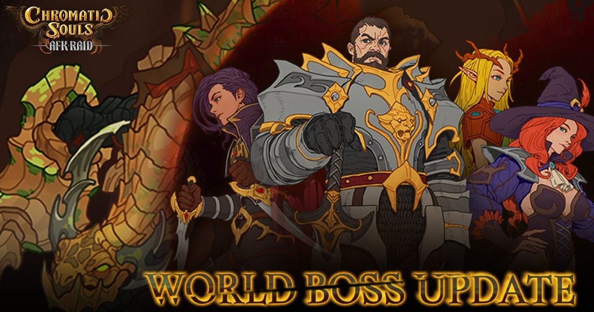 Chromatic Souls : AFK Raid อัปเดตใหญ่เปิด World Boss ให้ทุกตี้ท้าทายกันแล้ววันนี้!