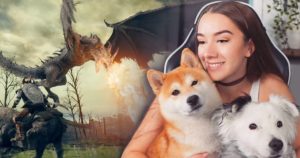 รอดหวุดหวิด! น้องหมาช่วยชีวิตสตรีมเมอร์สาวไม่ให้ขิตในเกม Elden Ring