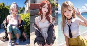 เมื่อผู้ใช้ AI รังสรรค์ภาพวาดตัวละครสาวสุดน่ารักในสไตล์อนิเมะ