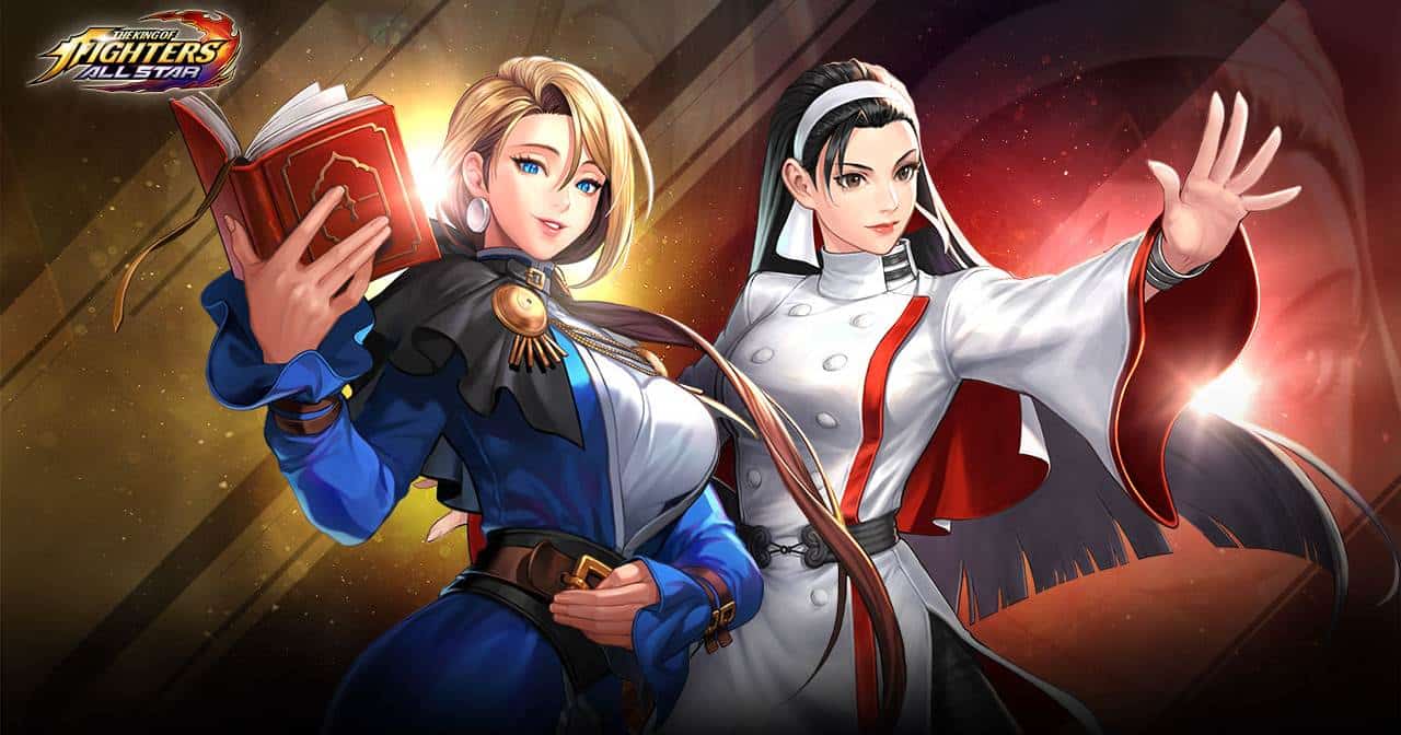 ผนึกกำลังร่วมกับไฟท์เตอร์สาว ‘พริตตี้ เกนิตส์’ และ ‘XV คางุระ ชิซึรุ’ ได้แล้วใน The King of Fighters ALLSTAR !