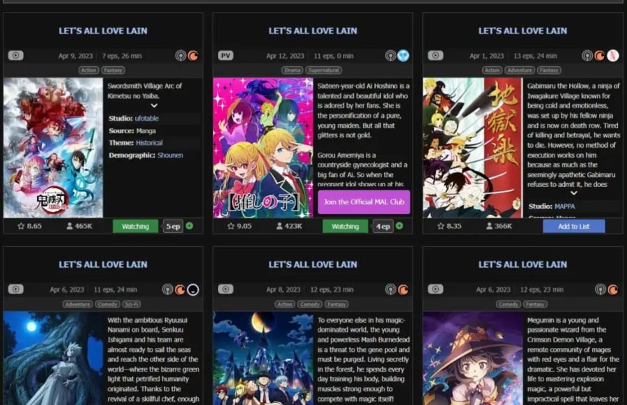 MyAnimeList 