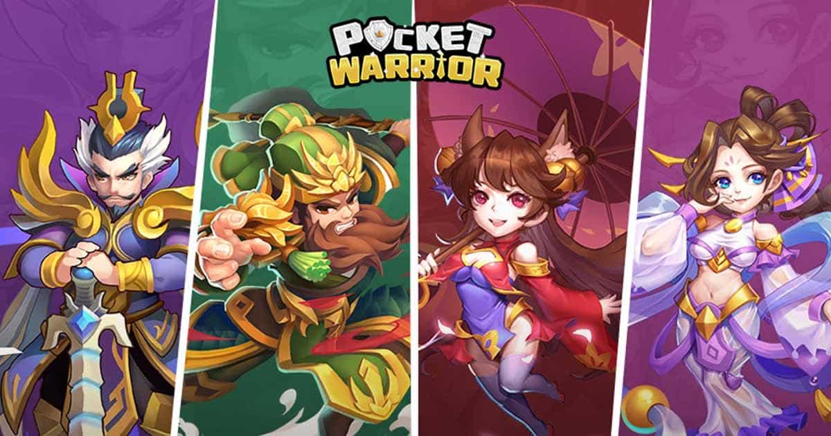 Pocket Warrior เกมสามก๊ก Idle เปิดให้บริการบน Ios พร้อมแจกโค้ดฟรี
