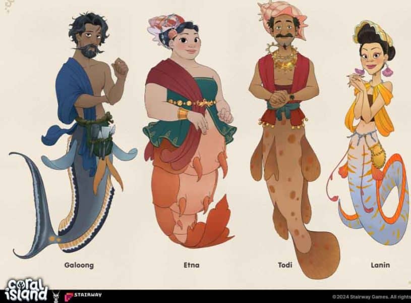 Coral Island Merfolk