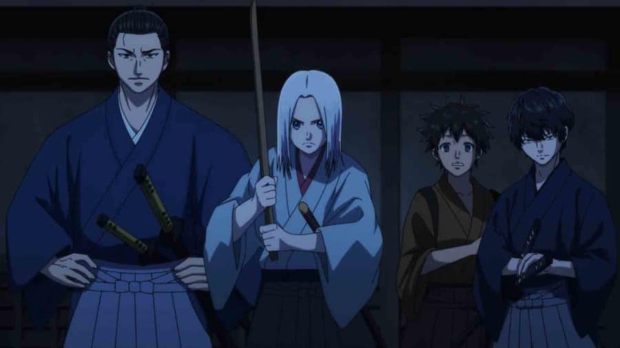 The Blue Wolves of Miburo อนิเมะ