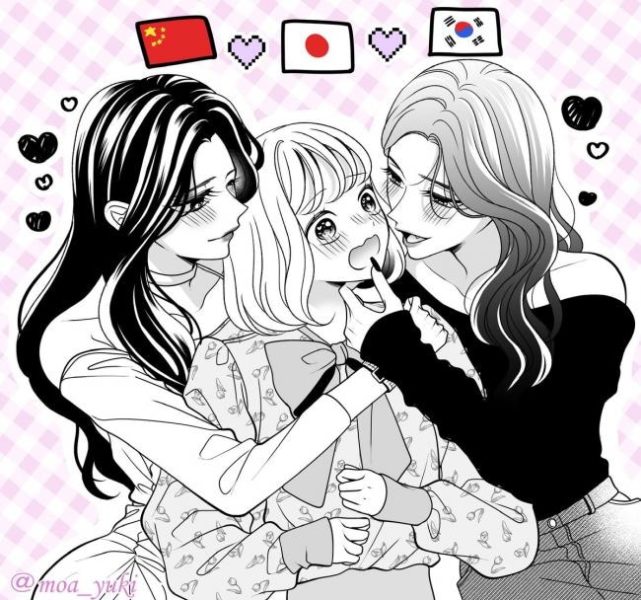 korean japanese women yuri shipping