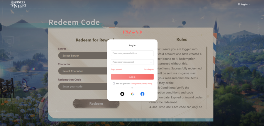 Infinity Nikki how to redeem code
