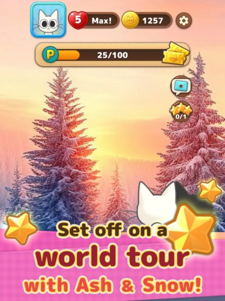 Ash & Snow: Cat Pop'n Match