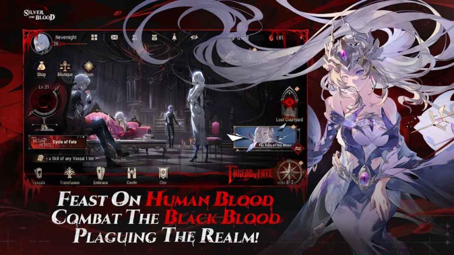 Silver and blood เกมมือถือ